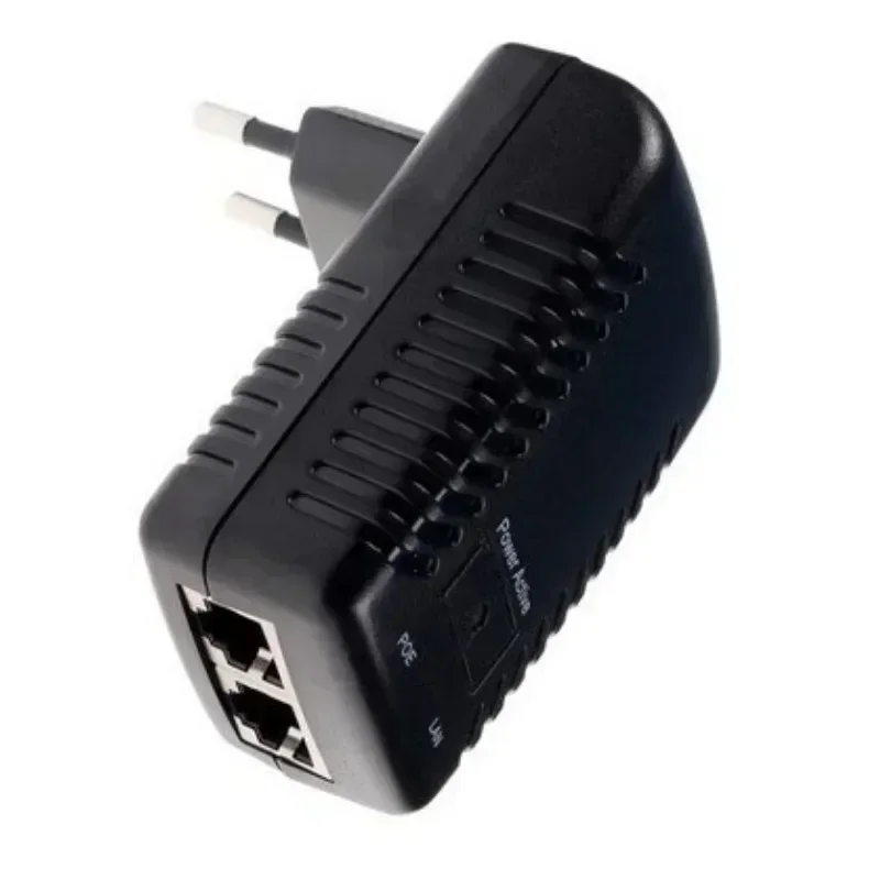 DC48V 0.5A 24W POE แหล่งจ่ายไฟปลั๊ก Injector Splitter สําหรับกล้องวงจรปิด IP กล้อง Ethernet Switch Adapter การตรวจสอบสะพานแหล่งจ่ายไฟ