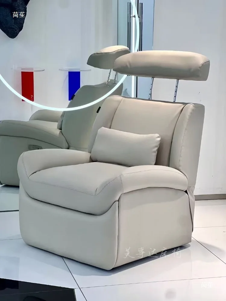 beauty salon inverted hair care chair electric folding nail art sofa head treatment recliner