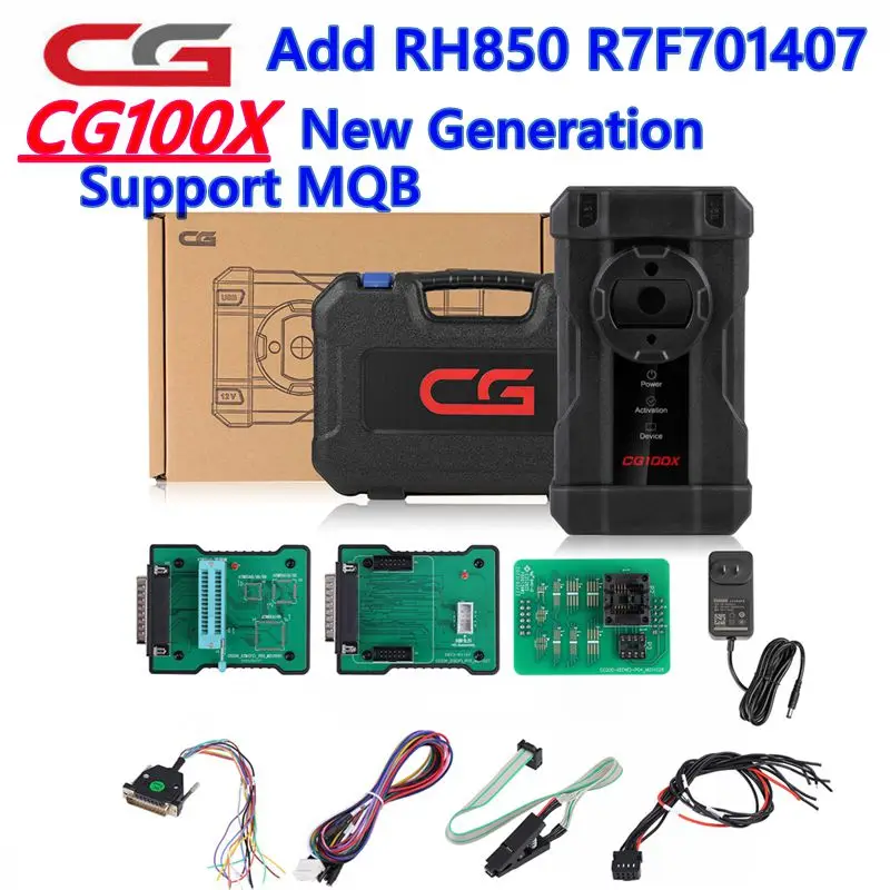 

CGDI CG100X New Generation Programmer for Airbag Reset Mileage and Chip Reading Support MQB Get Free PRO V2 Add RH850 R7F701407