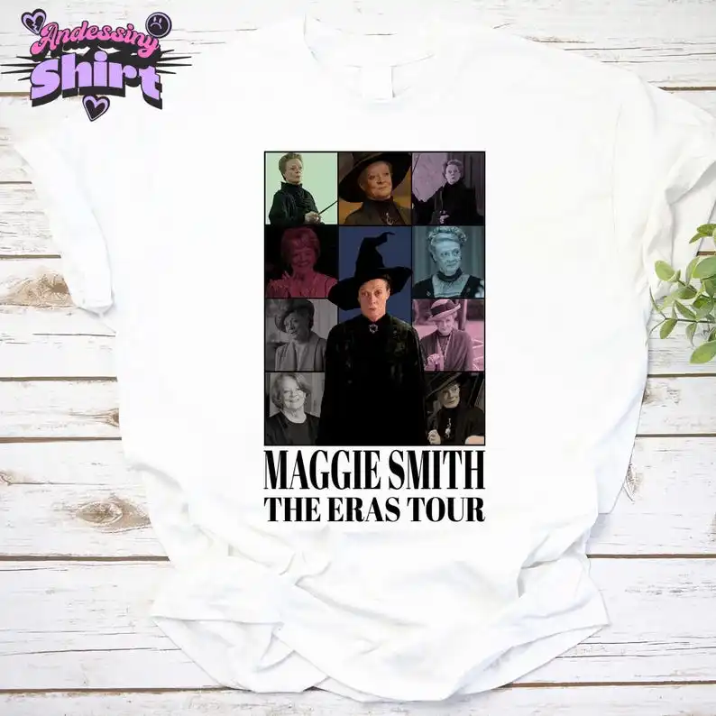 Maggie Smith Vintage Shirt, RIP Maggie-Smith Fan Shirt Tee, in Memory of Maggie Smith Fan, Vintage T-Shirt