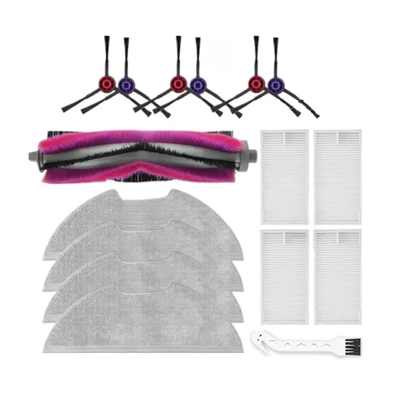 【TODAY ONLY】For Eureka E10S/E20 Plus Robot Vacuum Cleaner Accessories Replacement Set Including Roller Brush Filter Mop Dust Bag
