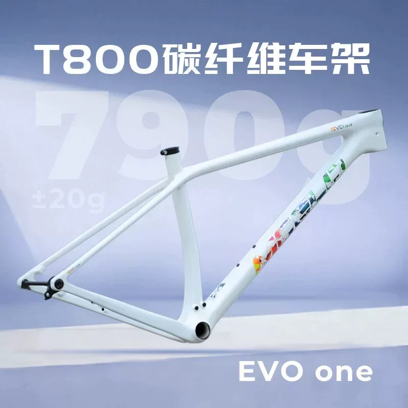 MCELO new EVO ultra light carbon fiber mountain bike frame (UDH12x148mm BOOST) disc brake version with hidden internal wiring