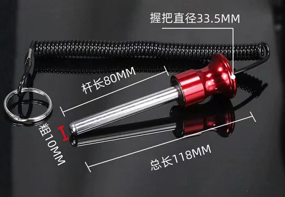 8Mm/10Mm Gym Apparatuur Gewicht Stack Pin Gewicht Pin Magnetische Gewicht Stack Pin Met Pull Touw Sterkte praktische Weightstack Pin