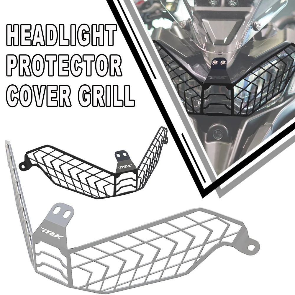 

For BENELLI TRK 702 X 750X TRK702X TRK702 X 2022 2023 21 TRK702 X Motorcycle Headlight Grille Guard Cover Grill Protector