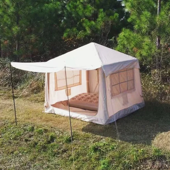

4.85 Newest One Room One Hall Waterproof Inflatable Air Tent for 2-4 Persons
