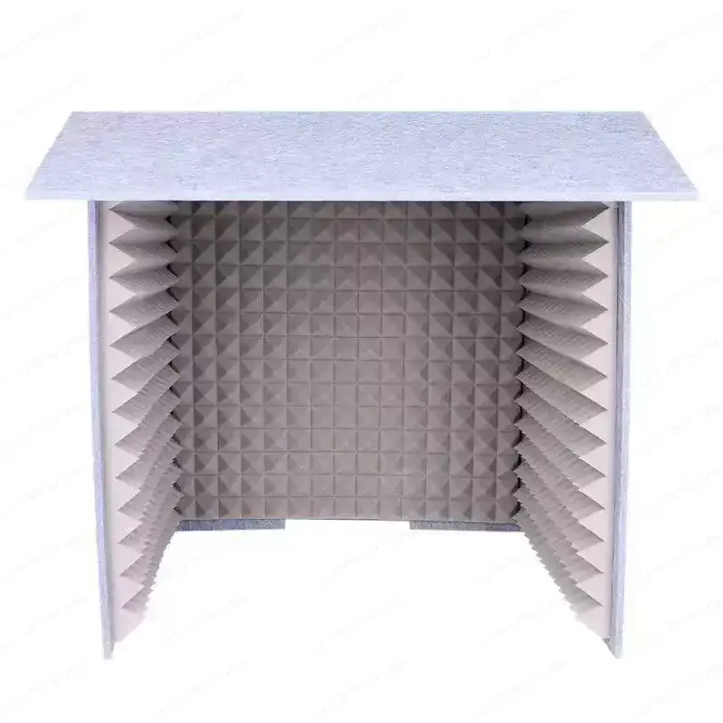 Simple Desktop Sound Shield, Voice Actor Echo Reduction Recording Tool, Home Studio, sTudio Booth
