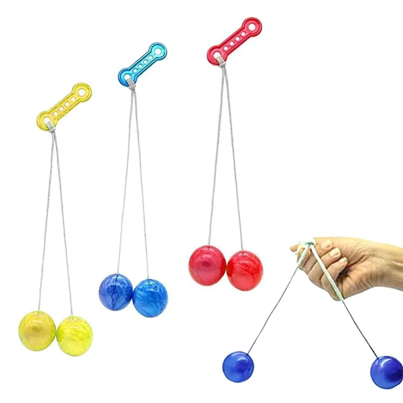 3PCS Clackers Balls on a String For Adults Kids Fidget Toys Reduce Stress and Anxiety Party Favors Stocking Stuffers Gifts