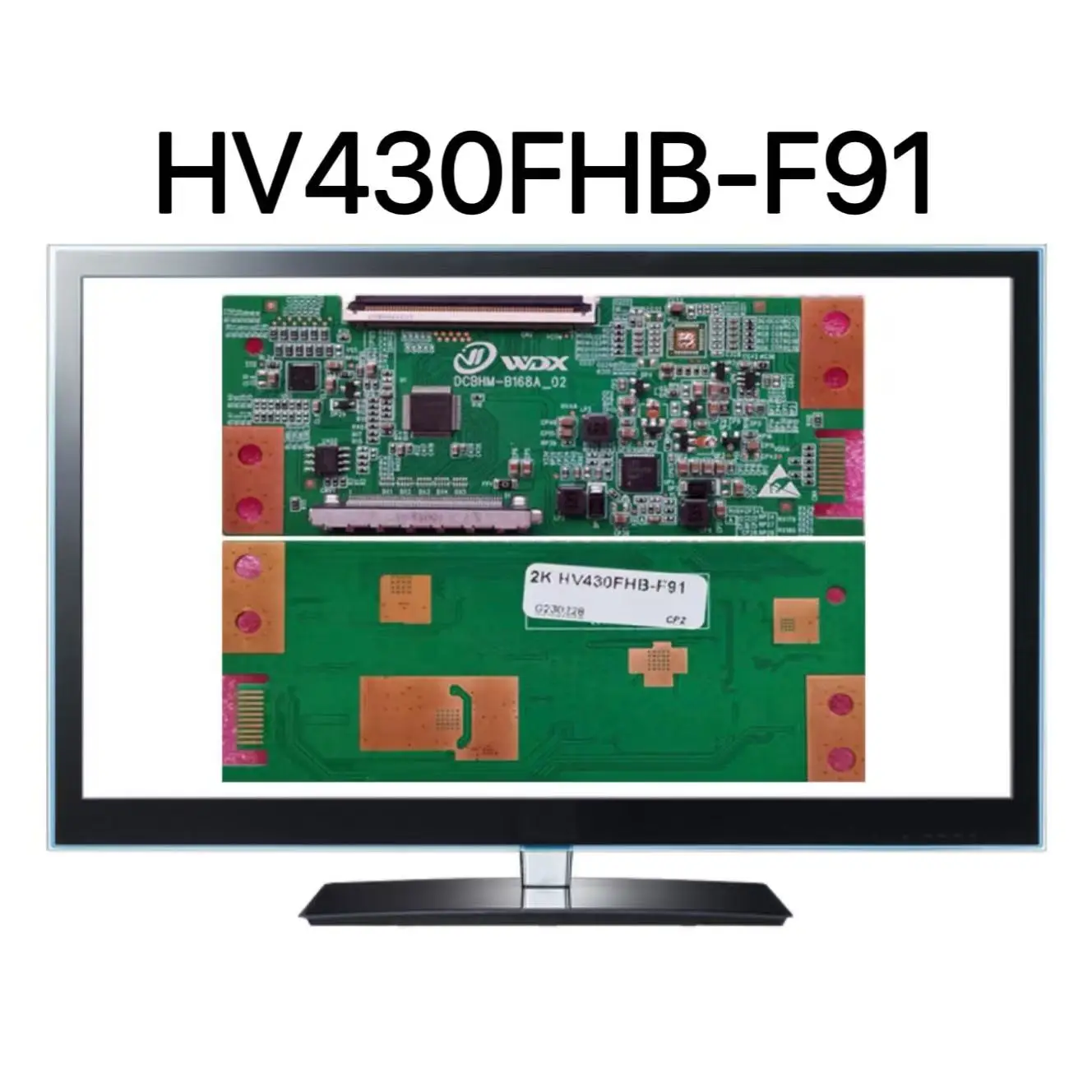 Placa lógica recién actualizada HV430FHB-F91 de un solo puerto y 68 pines