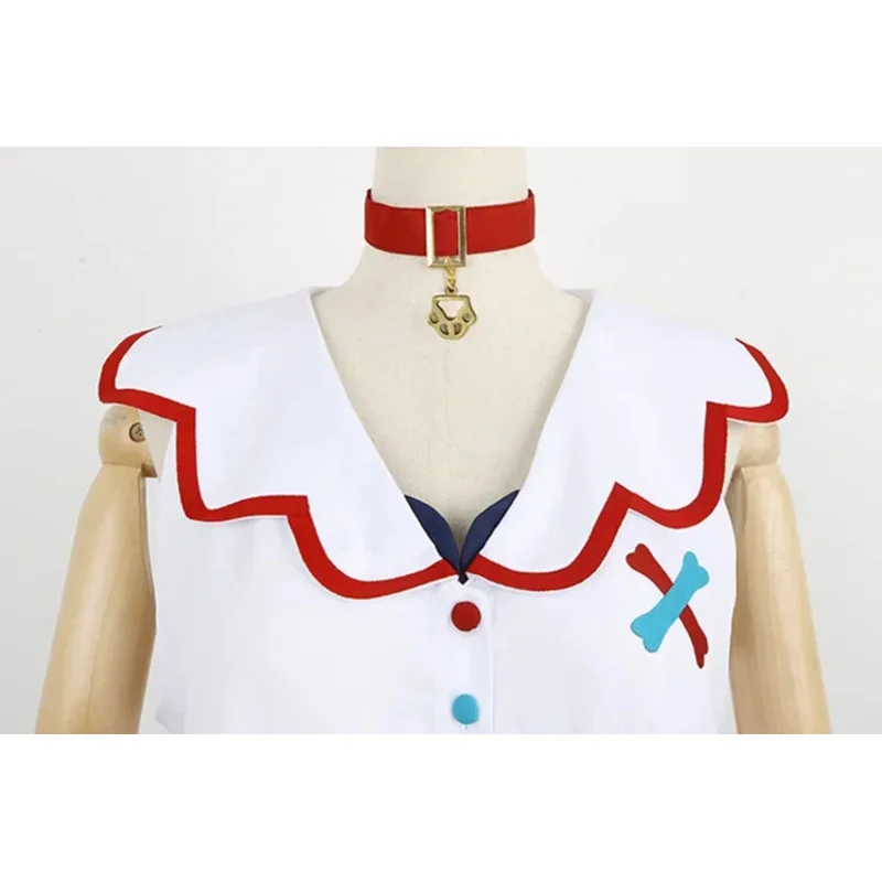 【Wetrose】en Stock perro Inugami Korone disfraz de Cosplay Holo Hololive Vtuber Koronen Doggo DooGGod Kotaro chica conjunto completo peluca