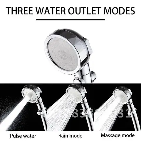 

Bathroom Accessory Adjustable High Pressure Shower Head ABS Shower Sprayer