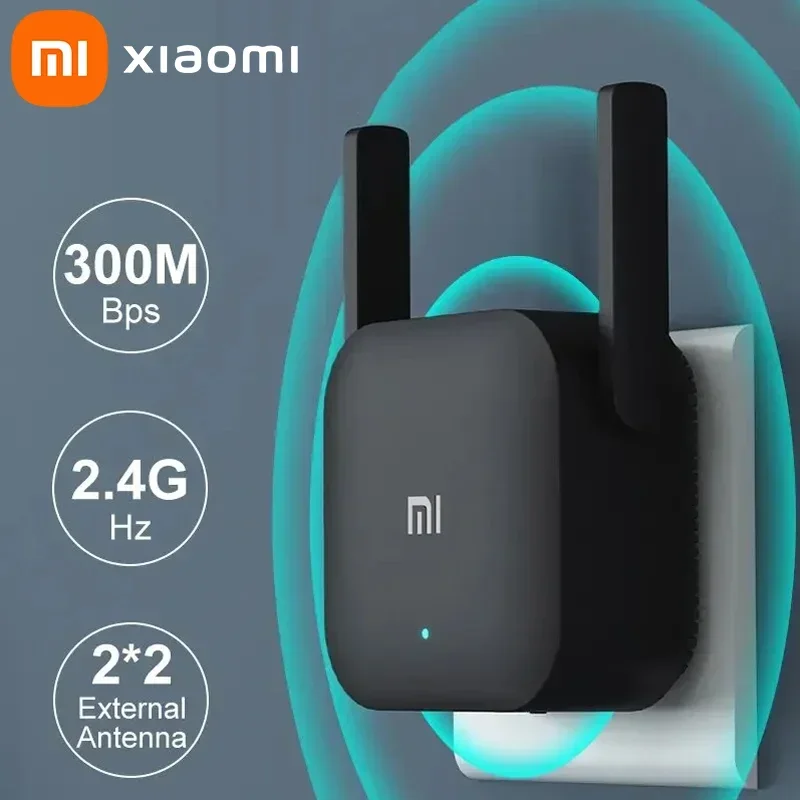 

Оригинальный Wi-Fi усилитель Xiaomi Pro 300M 2,4G, ретранслятор, сетевой расширитель диапазона, маршрутизатор Mi, Беспроводной Wi-Fi роутер, новый дом