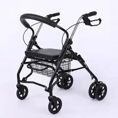 High Quality Elderly walker can be pushed by hand The elderly can be folded of shopping cart