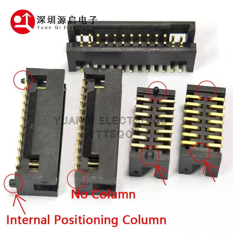 DC3 IDC Box heads 1.27mm SMT JTAG Connector 2*5 10P/12/14/16/20/30/40/80/100 Pin do zewnętrznej kolumny pozycjonowania gniazdo żeńskie