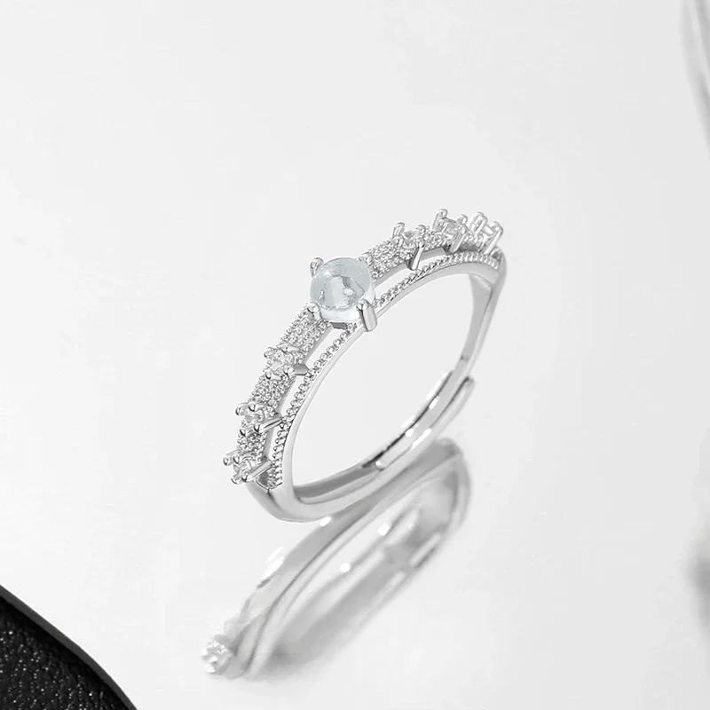 New Trendy 2025 Minimalist Stackable Ring for Women Korean Style Light Luxury Dainty Pinky Tail Finger Jewelry