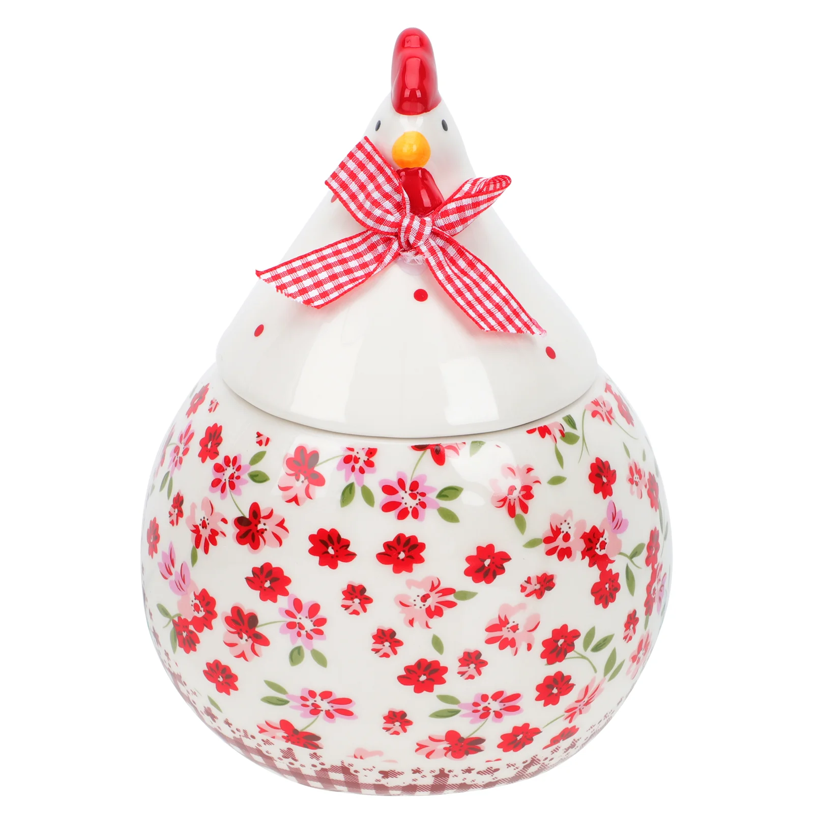 

Lid Hen Storage Jar Food Containers with Lids Decorative Jewelry Animal Cookie Ceramics Miss