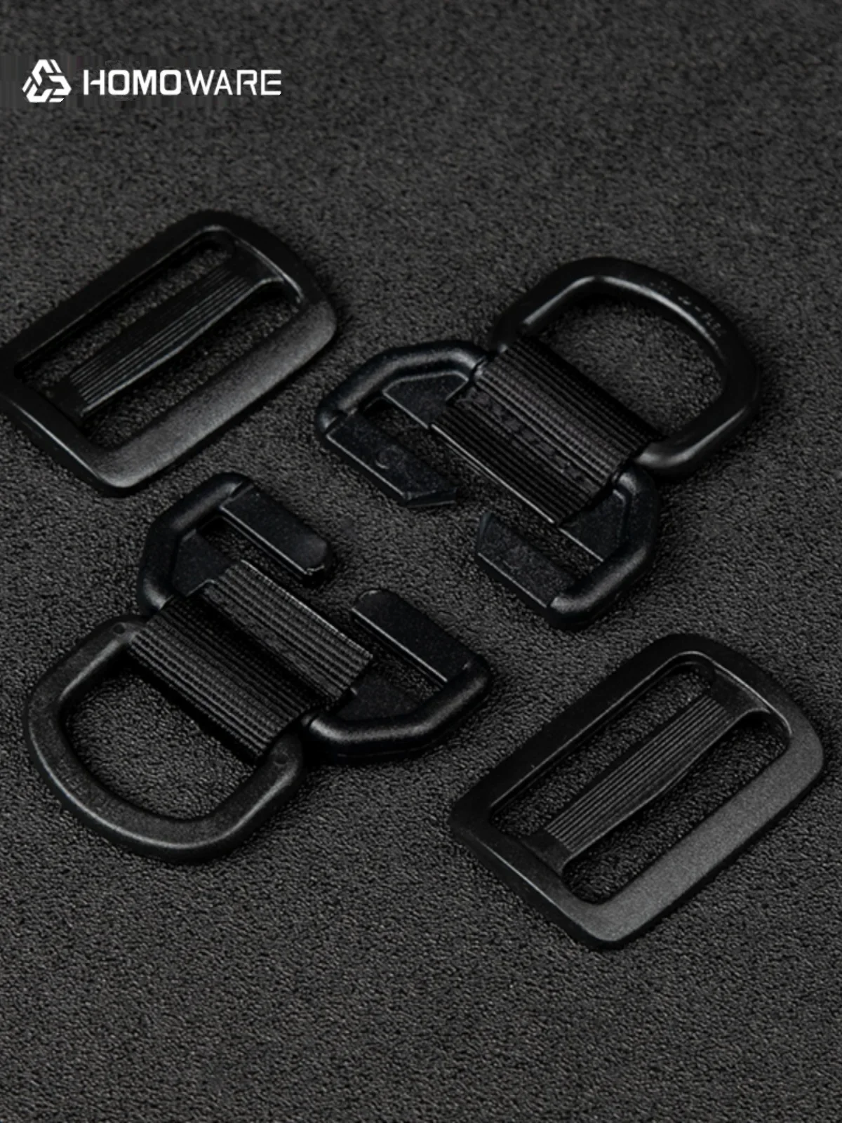 

​HOMO Non-Destructive Removable Buckle for 25mm 38mm 50mm Strap