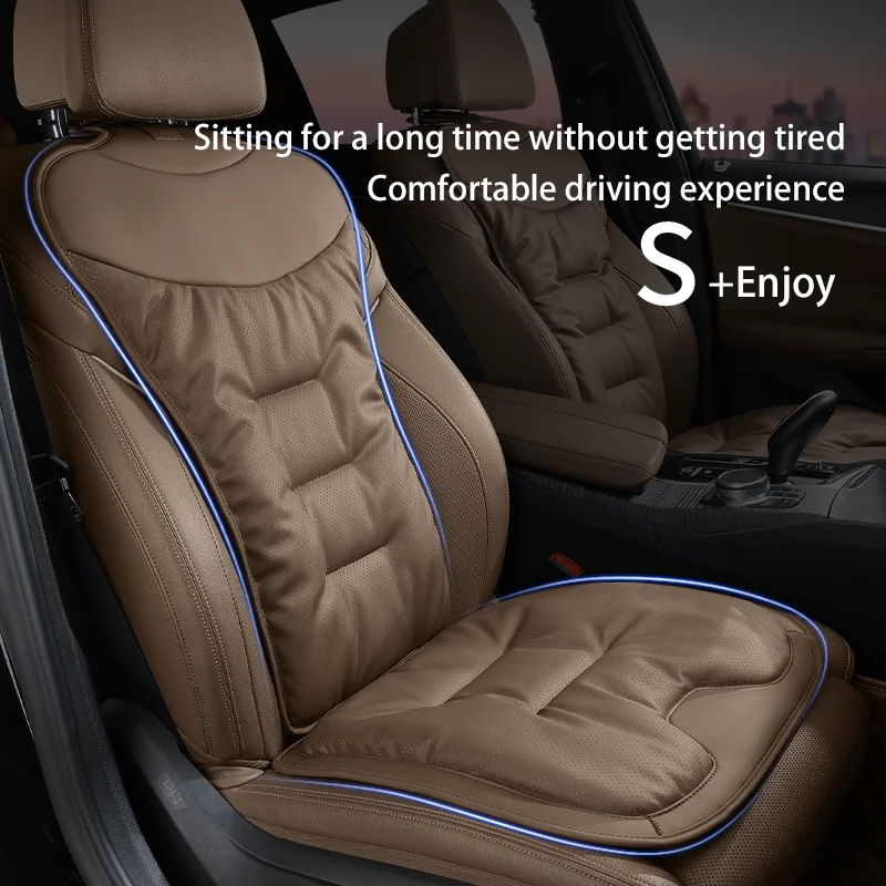 New Car Seat Cushion For BMW Nappa Leather Breathable And Comfortable Relieve Sedentary Stress Cloud Feeling