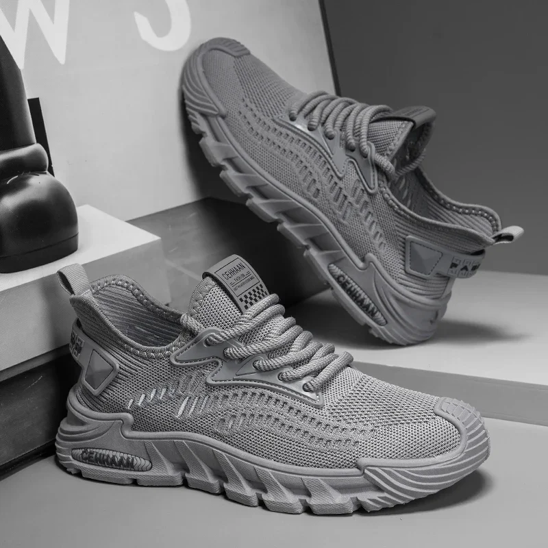 

Men's Breathable Sneakers 2025 Summer Comfortable Mesh Running Shoes Fashion Mens Soft Sole Wear-resistant Casual Shoes Zapatos