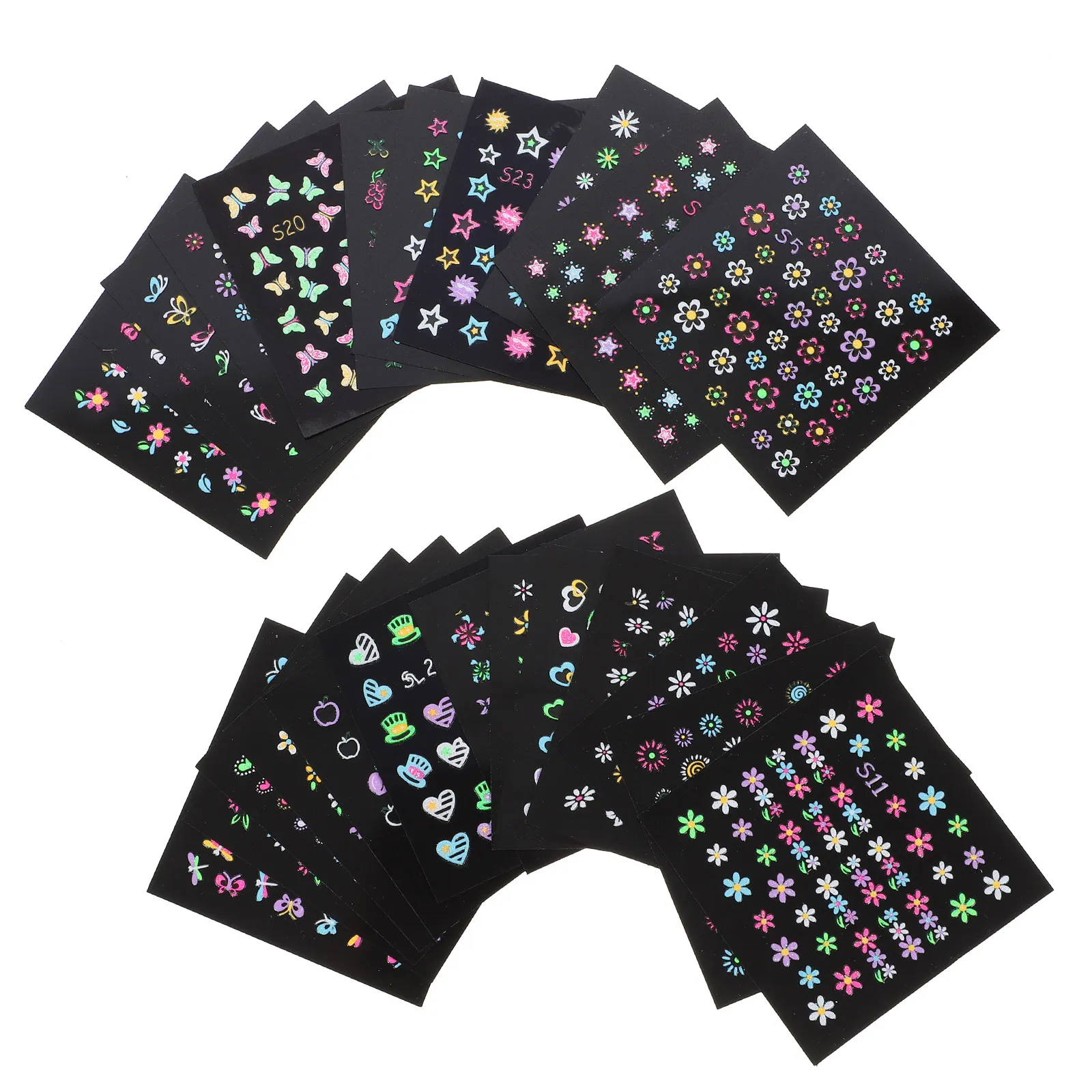 

Светящиеся наклейки для ногтей, флуоресцентные, светящиеся в темноте, декоративные наклейки для маникюра, украшения для вечеринок, ночных клубов, косплея