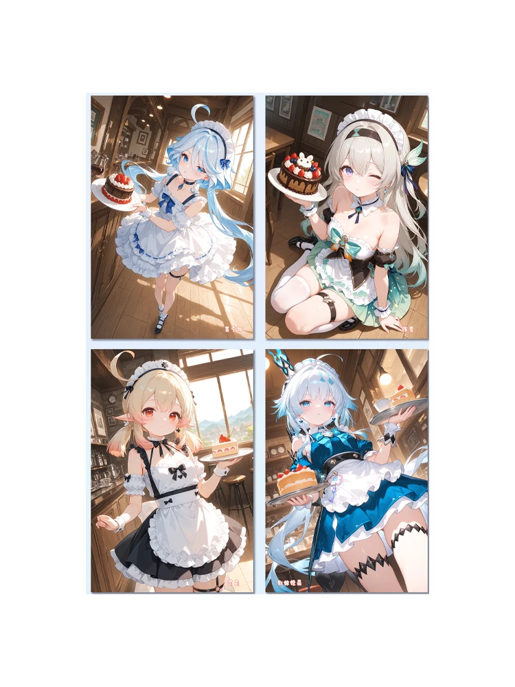 Commercio all'ingrosso 2025 Crispy Heart Card Society - Mianmian Qintang Carta colorata acrilica ACG CCG TCG Regali per hobby