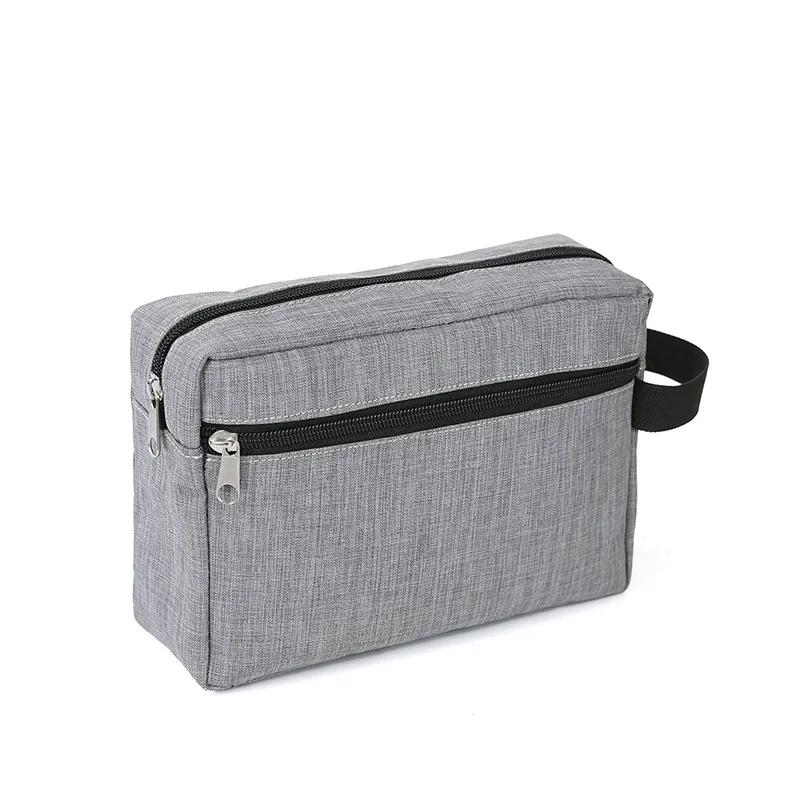 Bolsas de cosméticos de almacenamiento para hombres y mujeres, bolsa de lavado de tela Oxford impermeable, artículos de tocador de viaje al aire libre, caja organizadora de maquillaje, bolso de mano