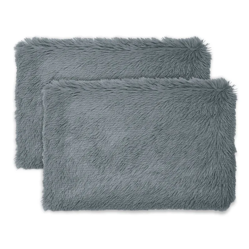 

Подушка Fun из пенопласта Huggy Collection с облегающим чехлом, стандартная/королевская, серая, 2 шт.