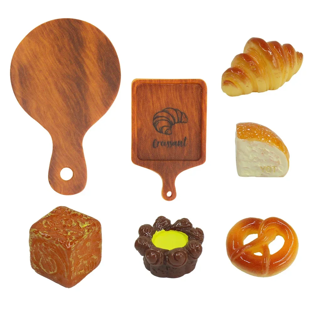 DIY Cute Cake Bread Resin  Scrapbook Embellishment Mini Sweets Decoration Jewelry Accessories Phone Decors