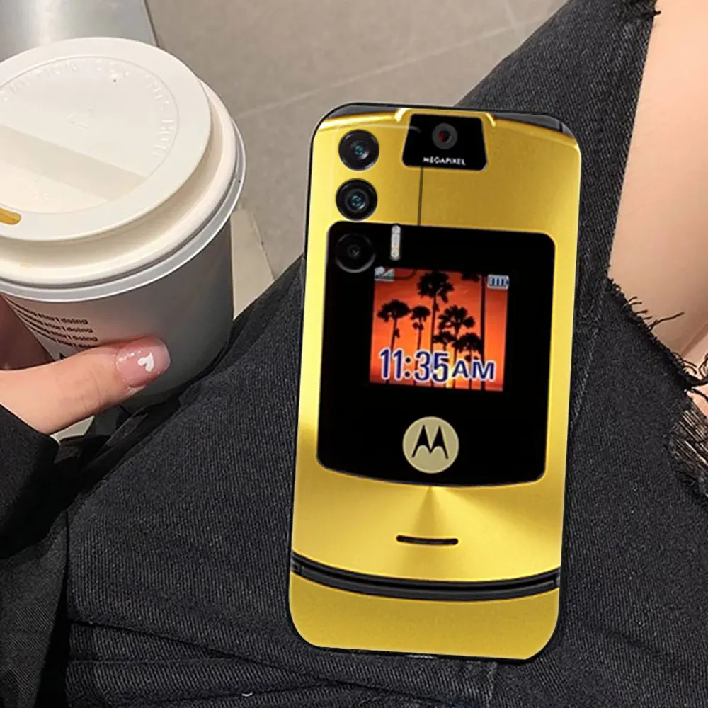 Bunte Vintage M-Motorola Custom Handyhülle für Realme C75 C65 C63 C55 C53 C35 C33 C30 C21Y C21 C20 C15 C11 GT NARZO 50 Hülle