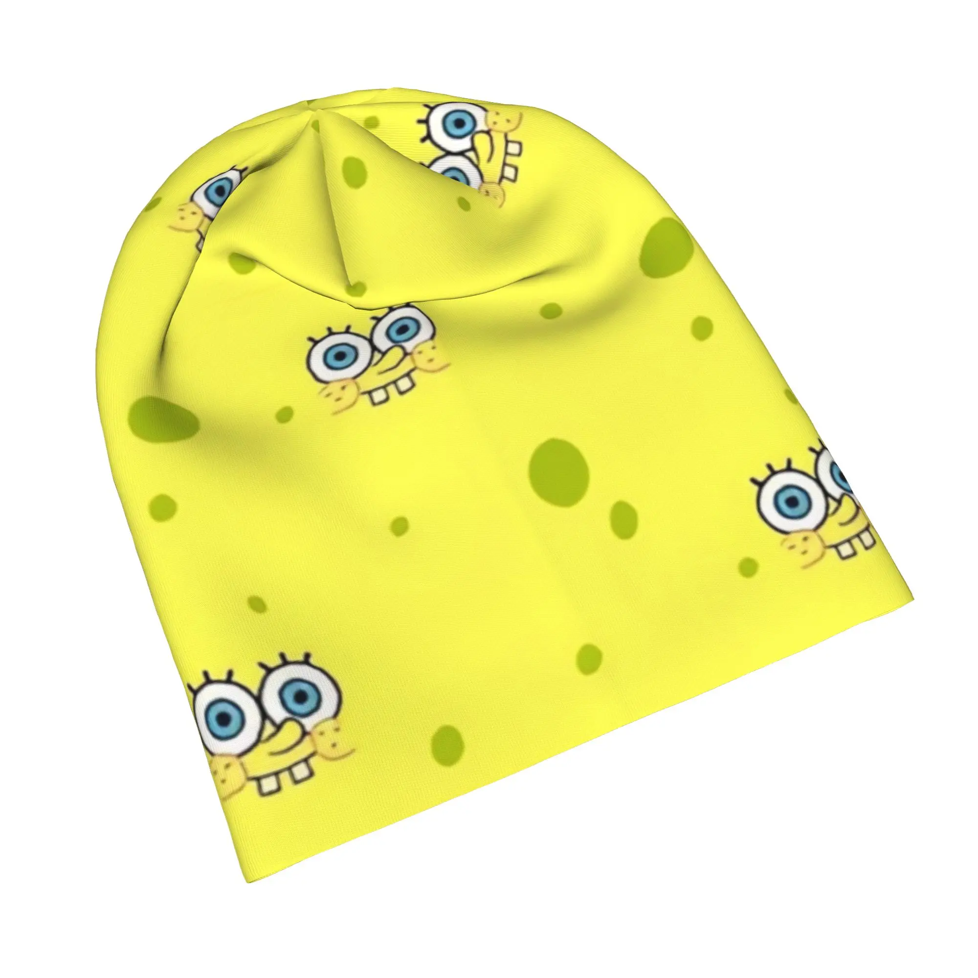 Spongebobed SquarePants Caps  Hip Hop Unisex Outdoor Skullies Beanies Hat Spring Warm Head Wrap Bonnet Knitted Hat