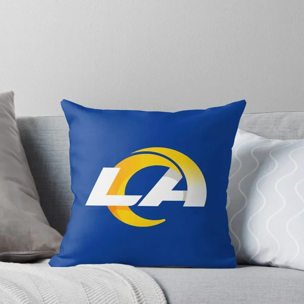 The Rams Icon Throw Pillow pillowcases for sofa cushions Pillow Decor pillow