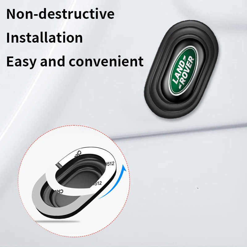 Car Door Shock Pad Silicone Door Anti-Scratch Cover Soundproof Mat For Land Rover Freelander 2 L2 LF Discovery 3 4 L319 L462 3 4