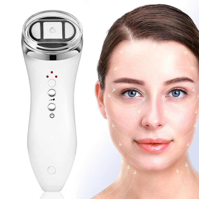 220V Frequenza RF Cura della pelle del viso Ringiovanimento Rimozione delle rughe Lifting Rafforzamento Macchina di bellezza per massaggio fisico del corpo facciale