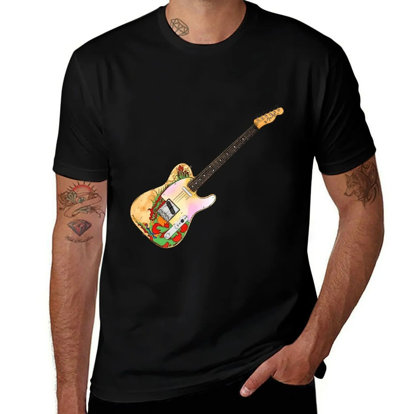 Dragon Telecaster T-Shirt Outdoor Sports Short Sleeve Top