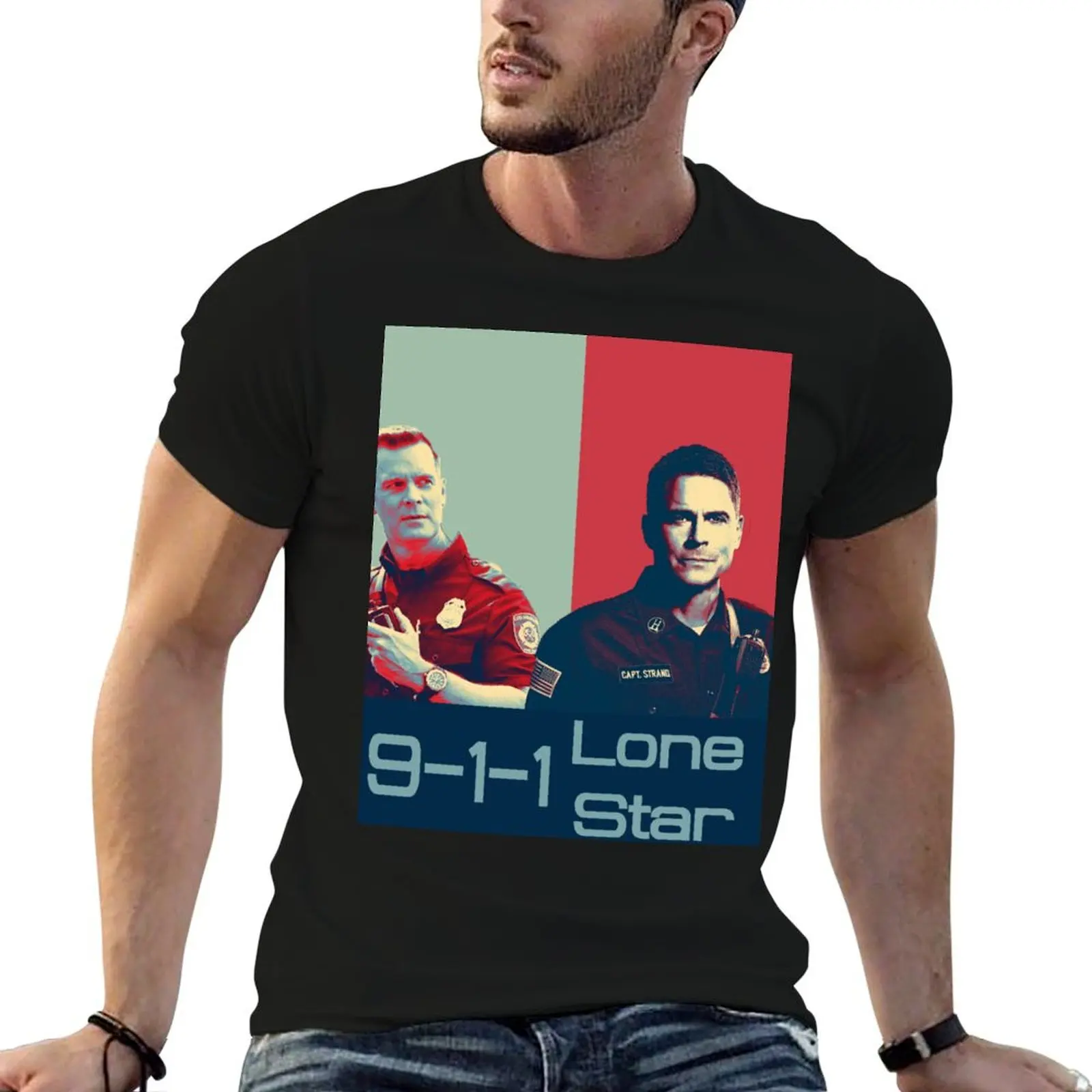 

9-1-1 Or Lone Star T-Shirt t shirts cotton 100% anime t shirts for man T-Shirt