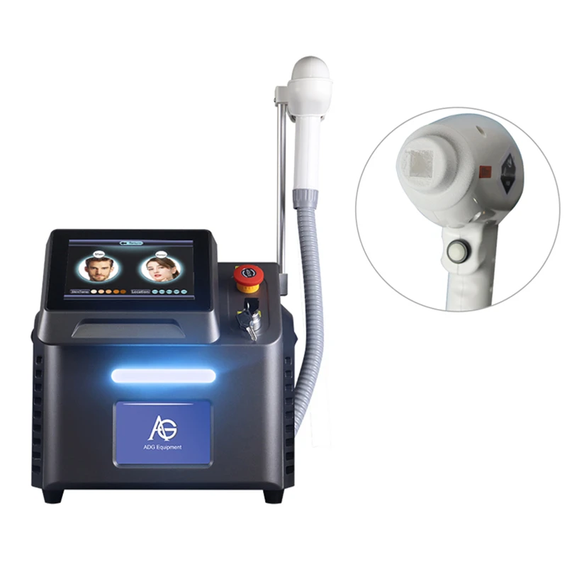 Most Popular Professional Painless Laser Portable Triple Wavelength 808nm 755nm 1064nm Hair Removal Machine