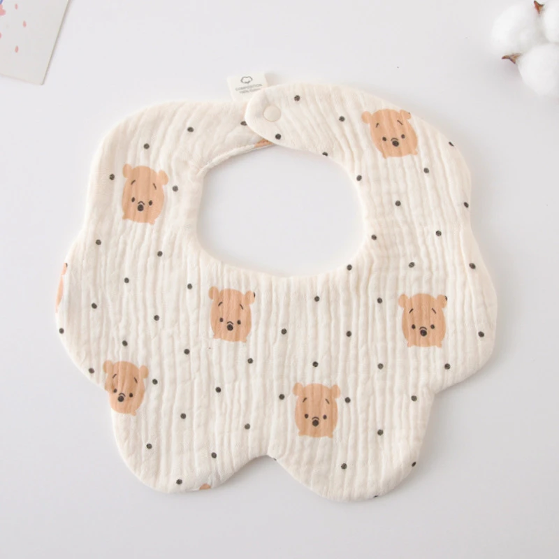 Novo 7 camadas de algodão babadores do bebê à prova dwaterproof água impressão saliva toalha recém-nascido burp panos bandana cachecol para menino menina alimentação babador