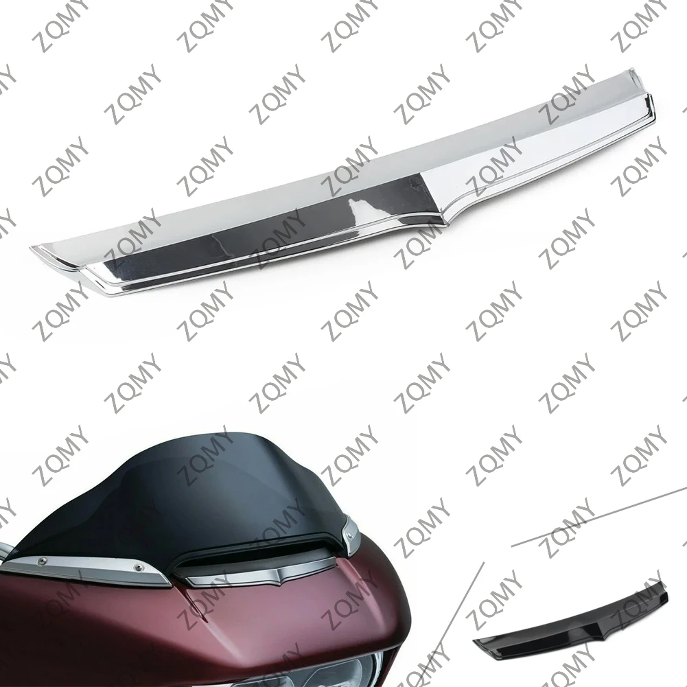 1pcs Motorcycle Front Fairing Air Flow Vent Accent Trim shell For Harley FLTRU Road Glide Ultra 2017 2018 2019 ABS Plastic