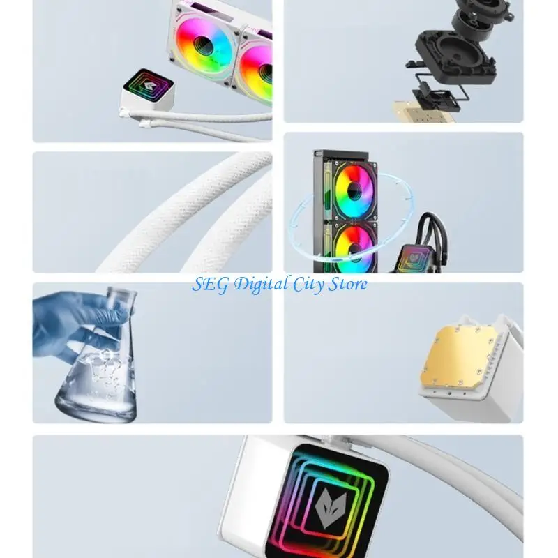 

U75B ARGB Cpu Cooling 360mm Fan ARGB CPU Liquid Coolers Computer Liquid Ventilador ARGB ARGB Radiator Liquid CPU Coolers