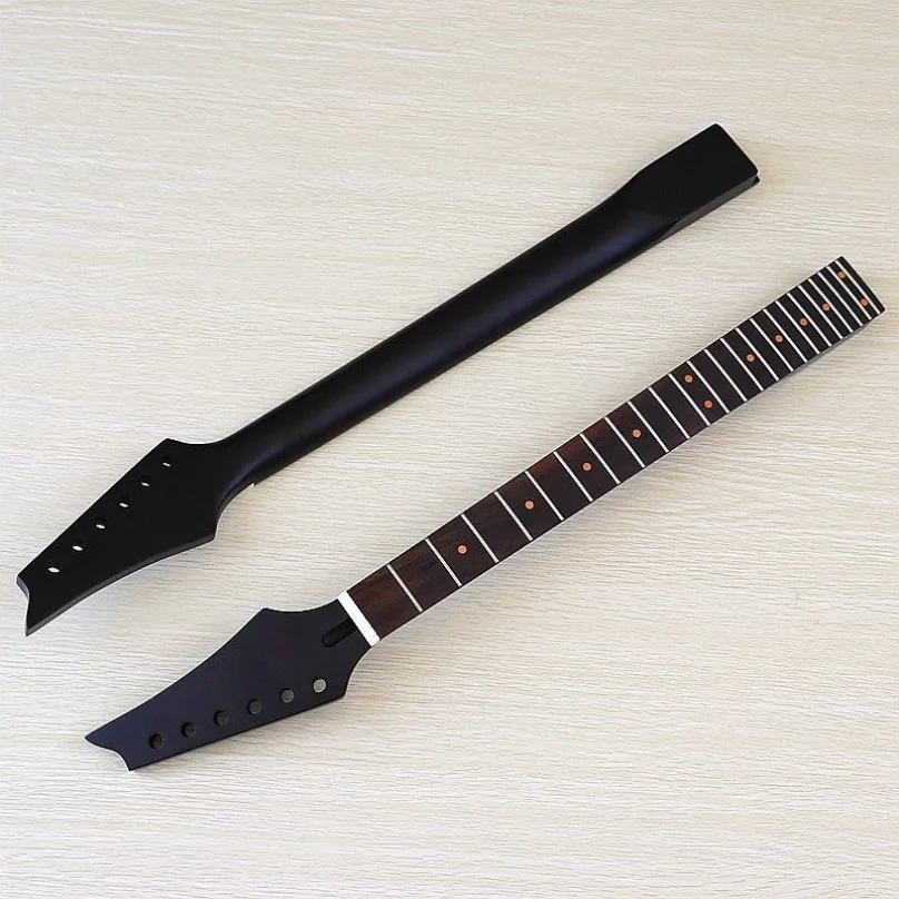 

Гриф для электрогитары Single Shake, 6 струн, 24 лада, ручка из рога, кленовый, матовый, аксессуары для DIY-модификации