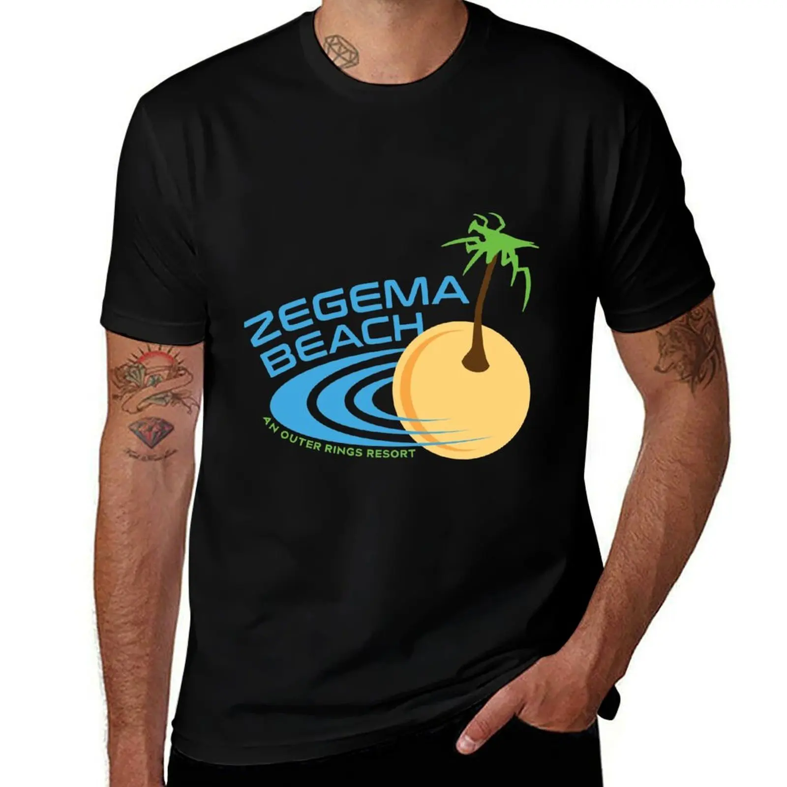 

Zegema Beach - Motion Picture Meltdown T-Shirt Daily Wear Plain Short Sleeve Shirt