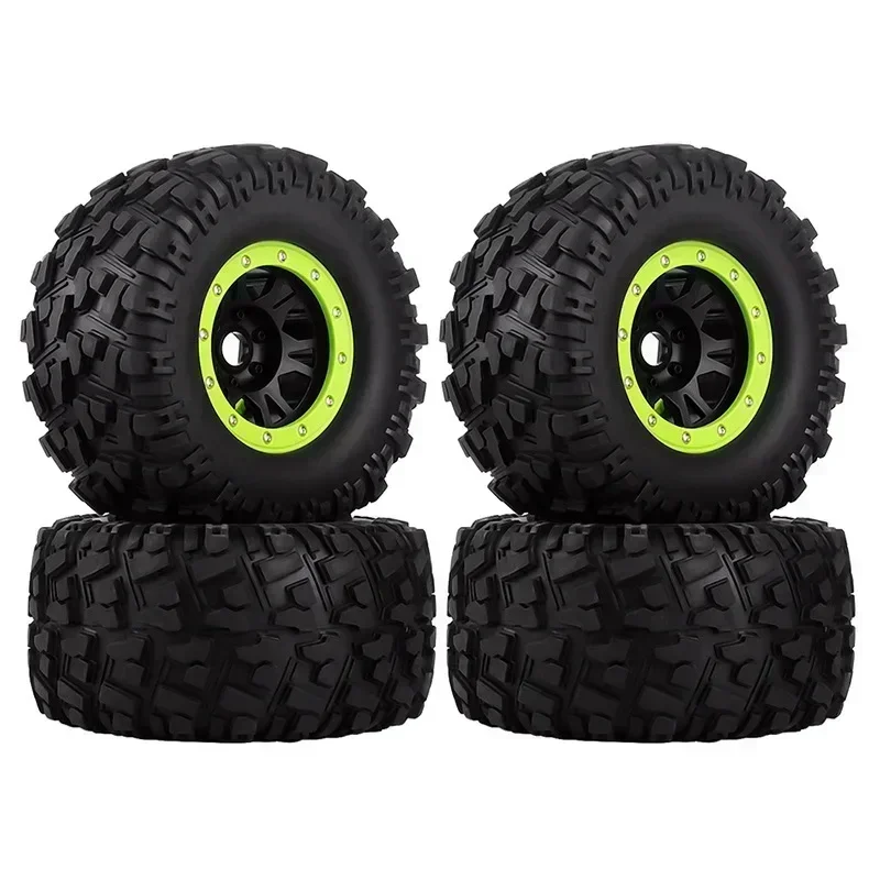 

2/4Pcs 166Mm Wheel Tire 17MM Hex For 1/7 1/8 1/10 TRXS Sledge SUMMIT E-Revo Arrma Mojave Kraton HPI Savage RC Car
