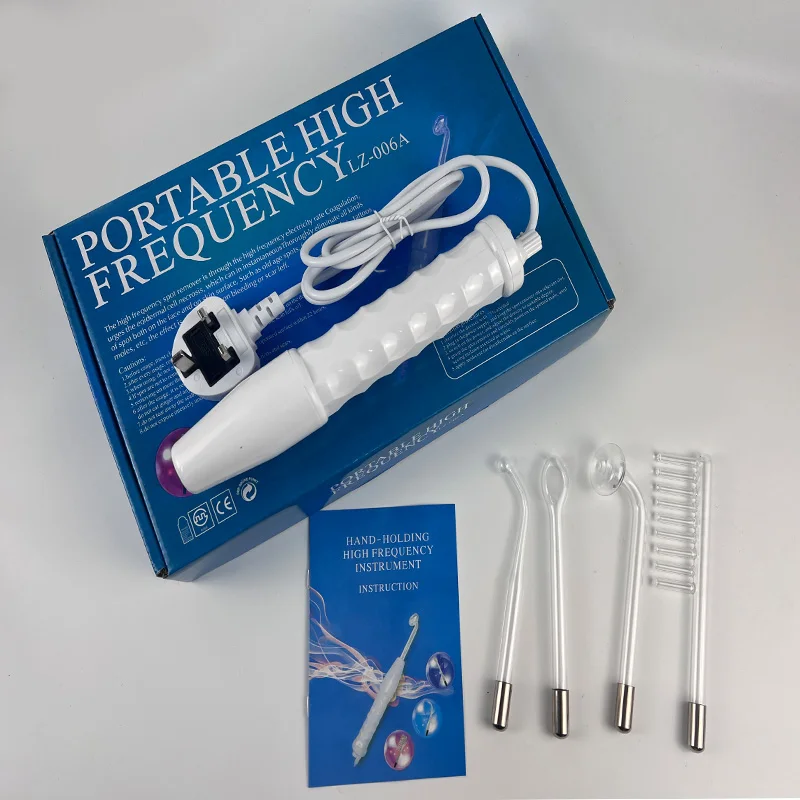 가정용 피부 관리 기기, 휴대용 고주파 얼굴 관리 기기, 핸드헬드 전기 피부 미용 및 스킨케어 도구