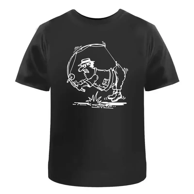 Fisherman Caught Pants' Cotton T Shirt Ta027520