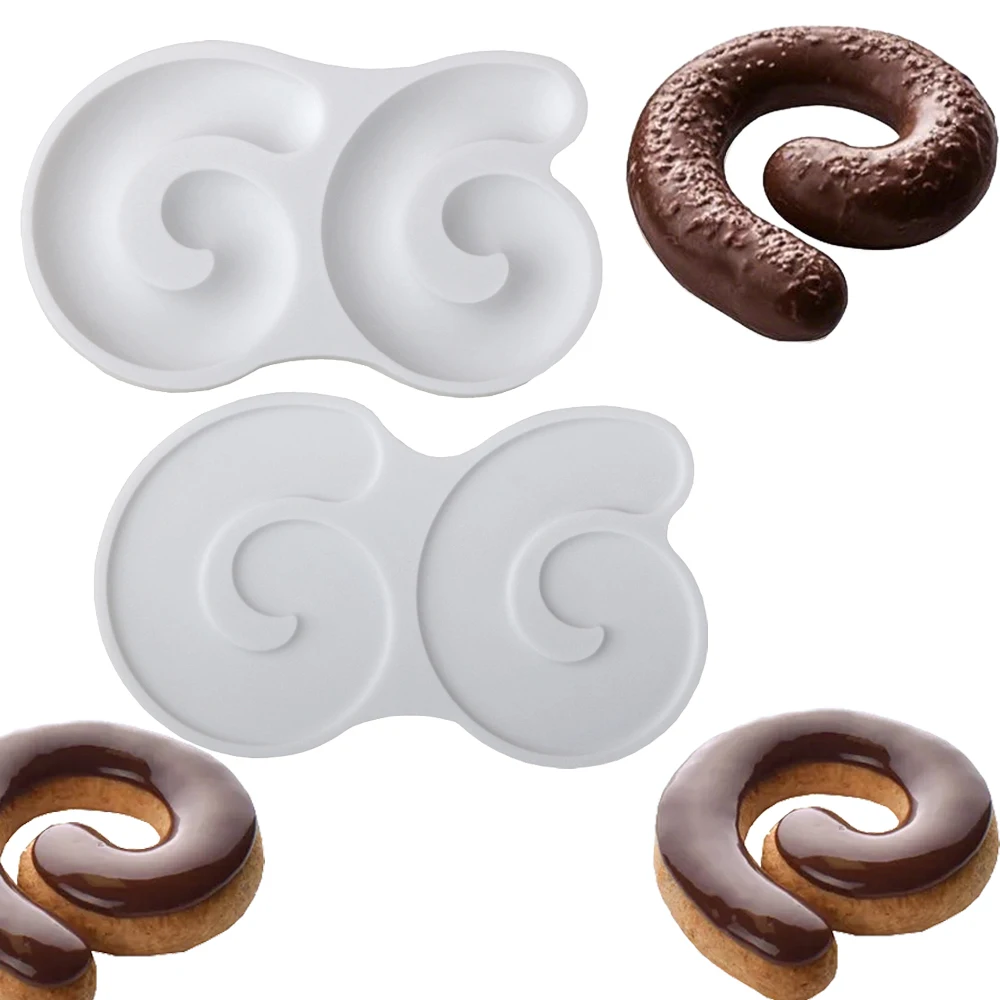 Bild 5: Eclair-Dessert-Backformen Schokoladen-Puff-Silikonform Lange Streifen-Puff-Kuchenform Küchenzubehör Gebäck-Silikon-Backformen
