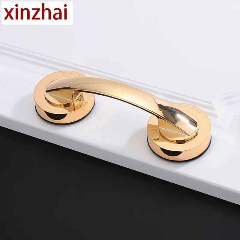 Glass Door Sliding Door Handles Closet Cupboard Door handles Toilet Lid Refrigerator Door Suction Cup Pulls Free Punch