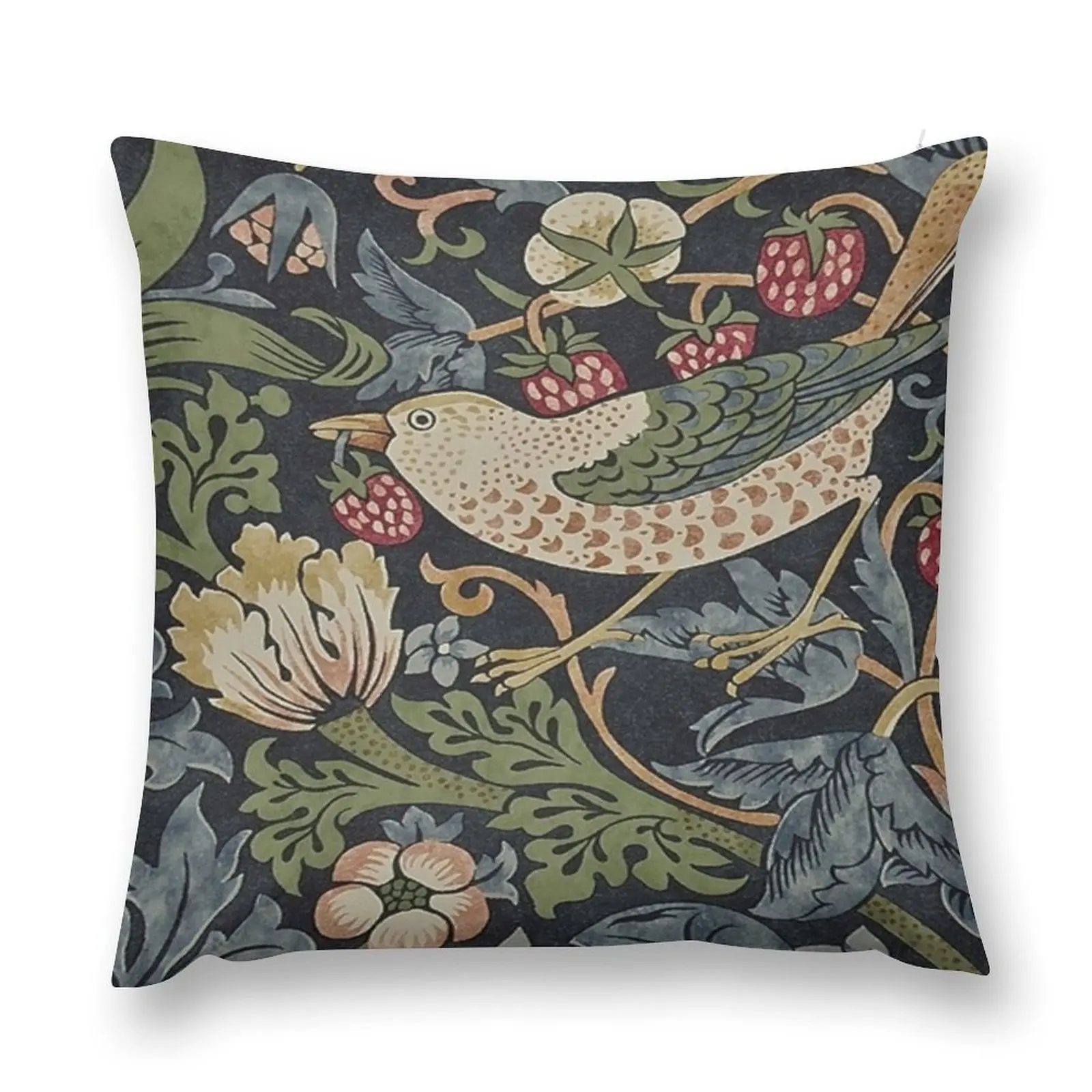 

william Morris strawberry thief.01 Throw Pillow Sofa Cover pillow pillowcase pillow