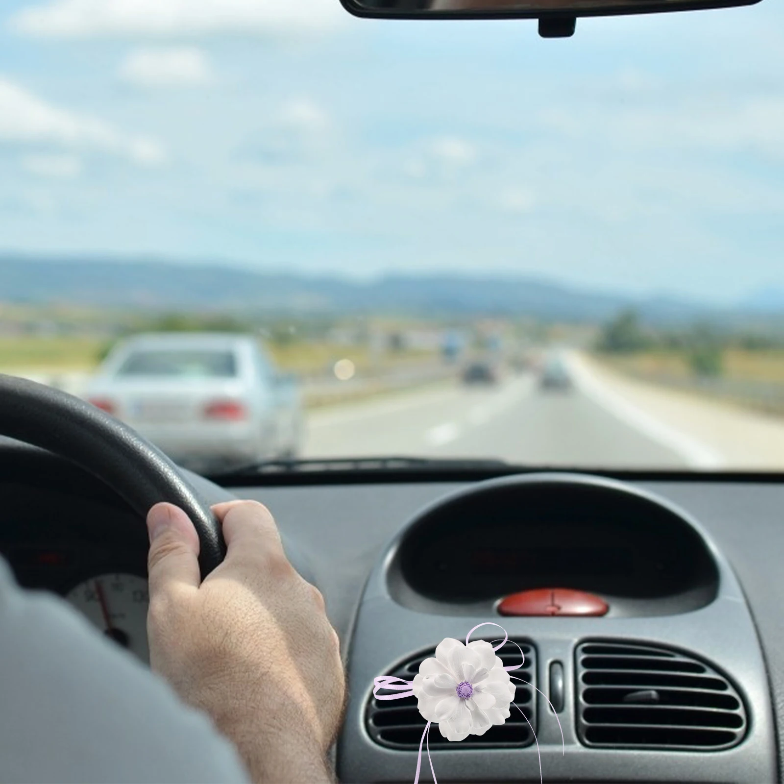 

Stylish Car Aroma Diffuser Clips Floral Fragrance Freshener For Air Vent Durable Decorative Accessories Essential Oil Scented