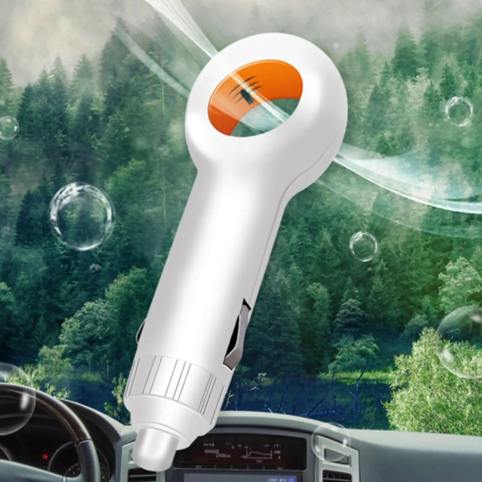 Car Air Purifier Portable Design Cigarette Lighter Odor Neutralizer Negative