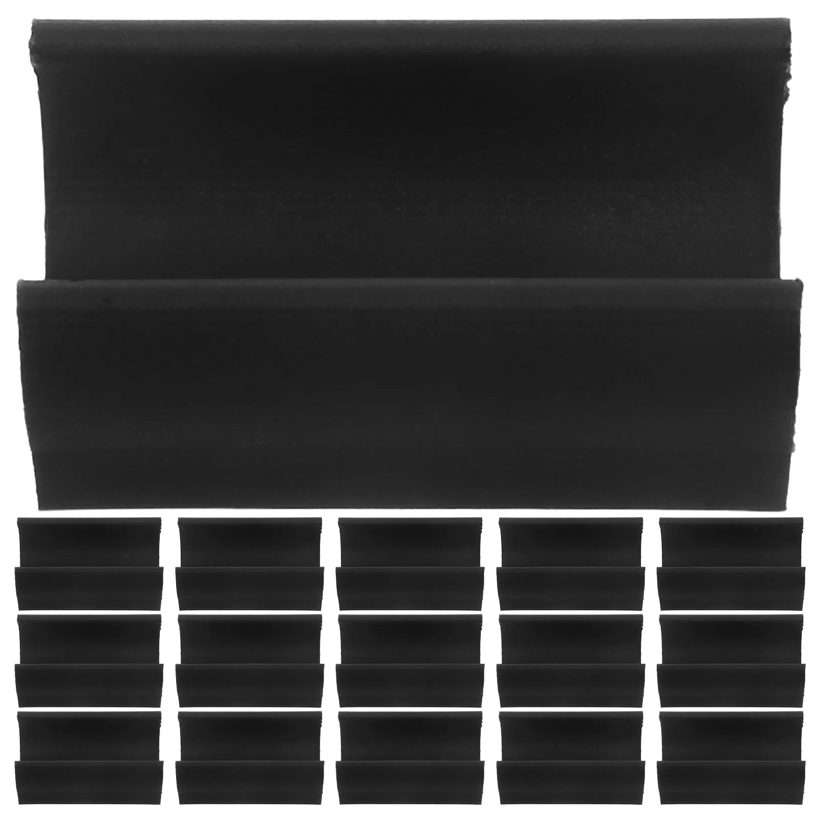 

20pcs Anti-Slip Pads For Chair Legs U-Shaped Floor Protectors Durable Iron Tube Clamps Furniture Tips Bar Stool Leg Extenders