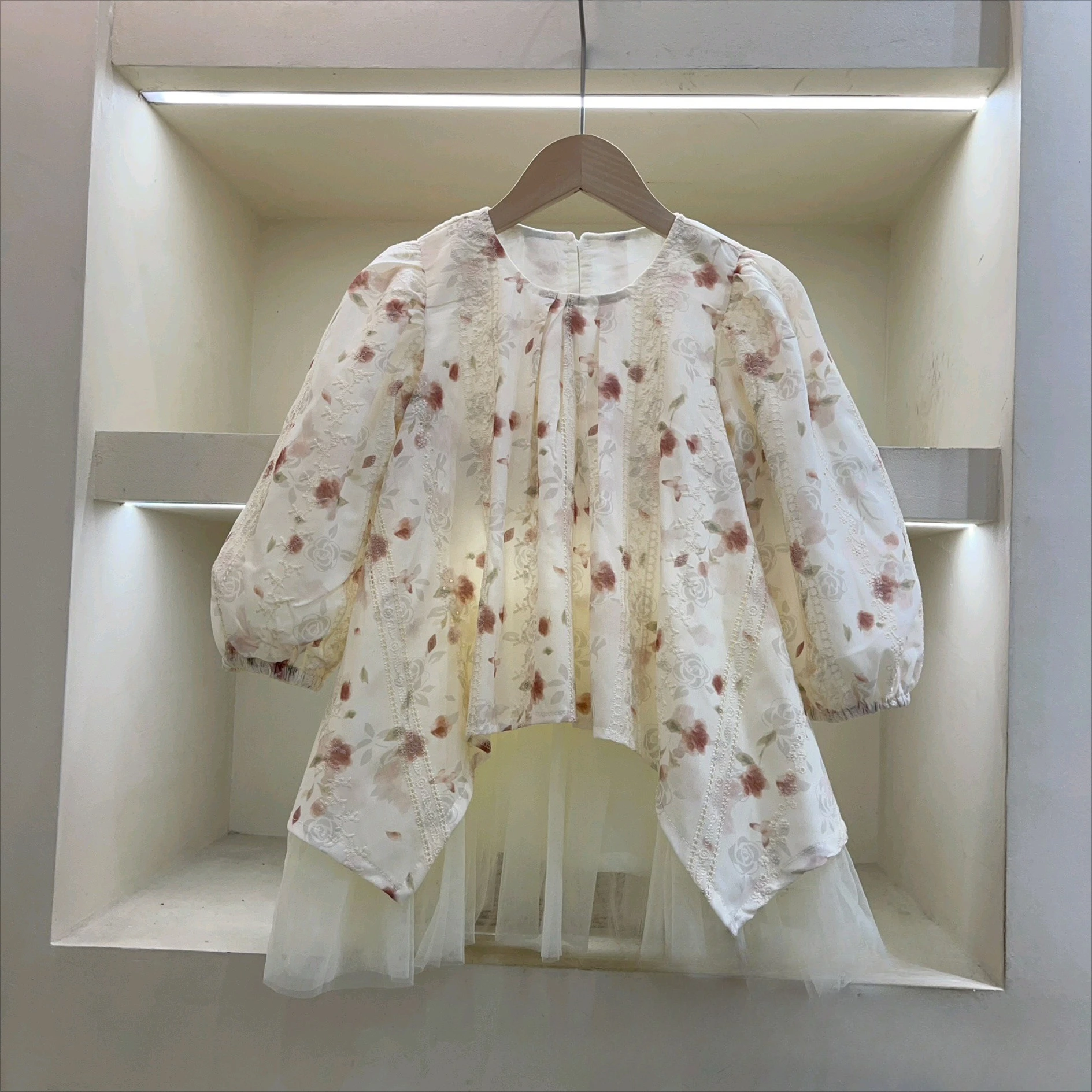 

Flower Girls dress 2025 autumn new Korean style princess clothes